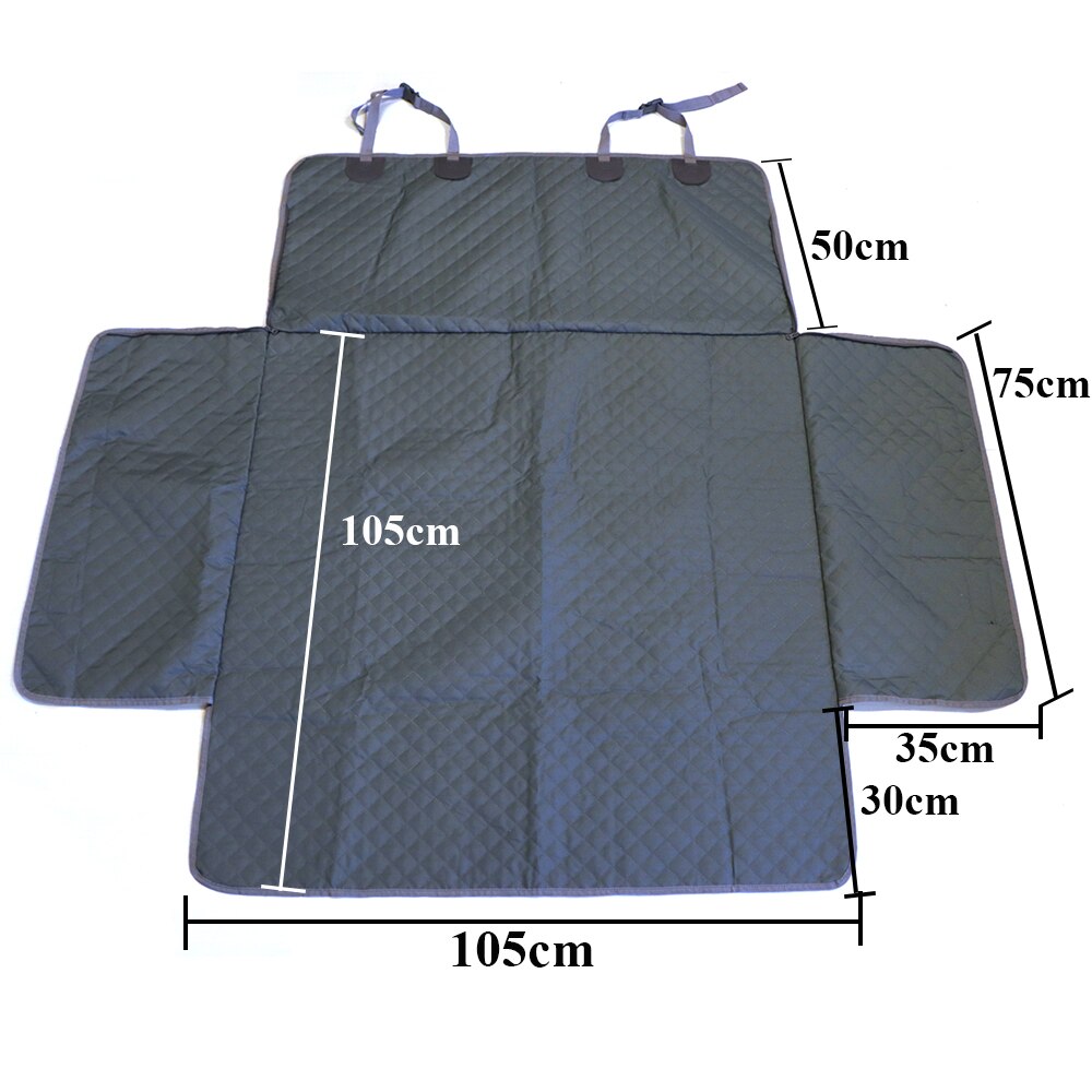 Picture of Dog Car Seat Cover Pet Travel Dog Carrier Car Trun... - Grandado