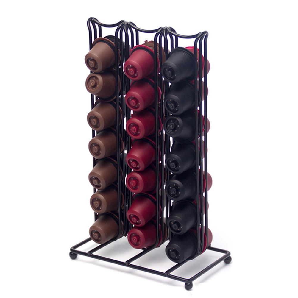 42 Koffie Capsules Pods Houder Ruimtebesparend Dispenser Opslag Stand Display Rack Organizer