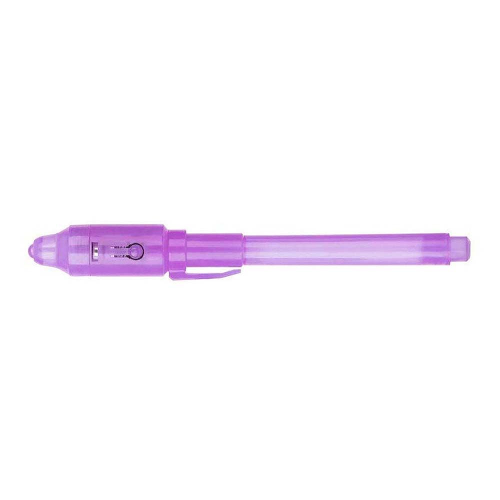 Pen Education Toys Lnvisible Luminous Pen Magic Color Pen 2 In 1 Light Pen Luminous Pen Invisible Ink Pen LED Lamp Pen: purple