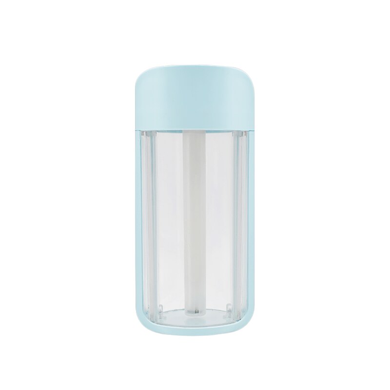 Car air freshener F1 Humidifier USB Mini Ultrasonic Essential Oil Diffuser LED Air Purifier Mist Maker: Blue