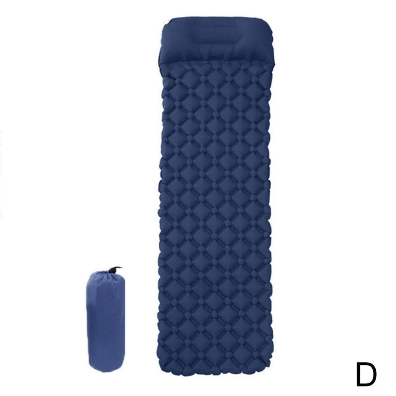 Outdoor Tent Met Kussen Diamant-Vormige Slapen Pad Tas Sin Camping Slapen Draagbare Vijfhoekige Ultra-Lichte Vocht-proo W1R3: One-size-Navy