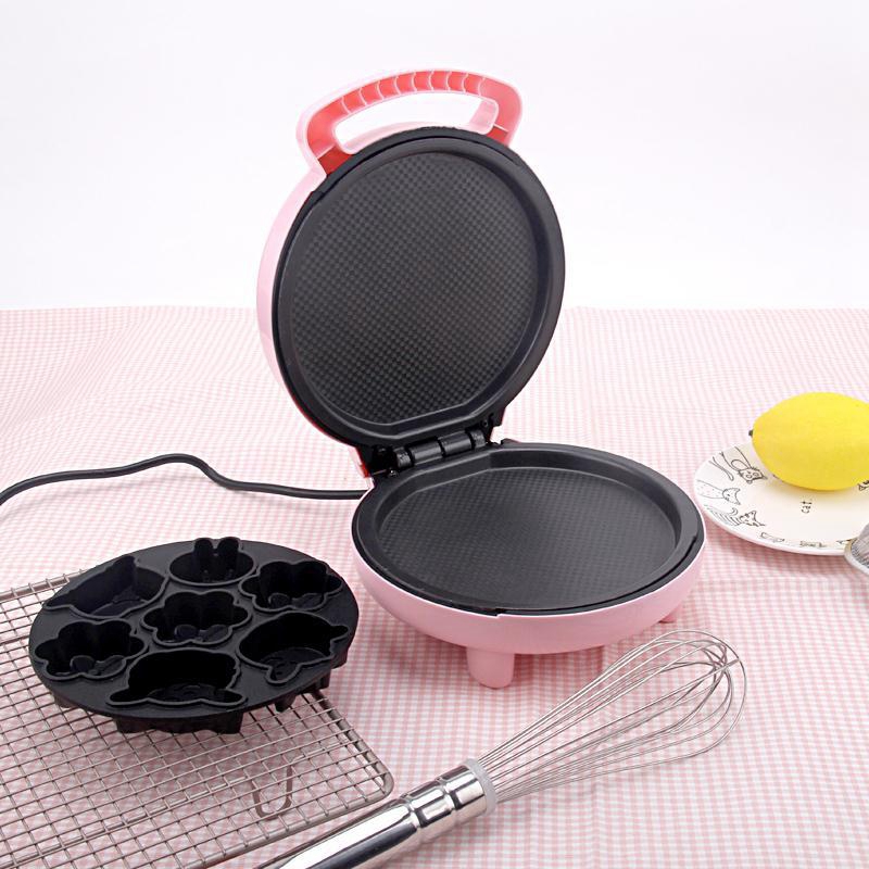 Multi-Function Cake Machine, Automatic Mini Children's Cartoon Electric Baking Pan, Baking and Baking Small Breakfast Pot Nation