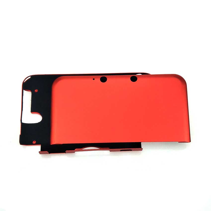 YuXi Aluminum Hard Metal Box Protective Skin Cover Case Shell For Nintendo For 3DS XL LL: Red