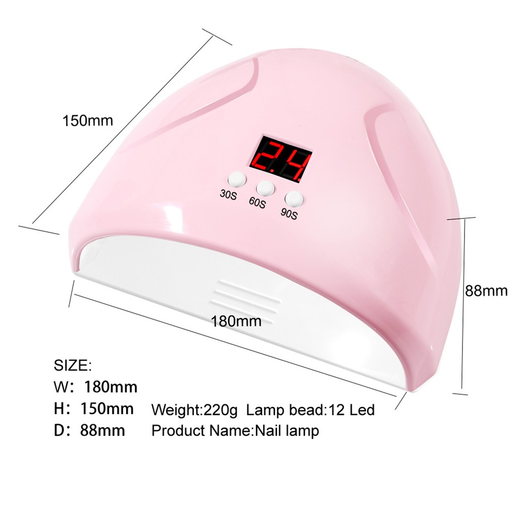 Uv Led Lamp Voor Nagel Droger 36 W Intelligente Inductie Usb Power Droog Snel Nail Lamp Nail Droger Voor Gel vernis Led