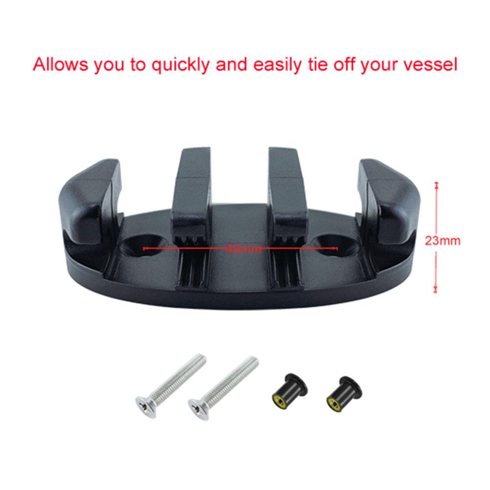 Kayaks Zig Zag Cleat Non-slip Canoe Anchor Trolley Kit For Kayaks Canoes Boats Fishing Boat Replacement Rowing Boats Accessories