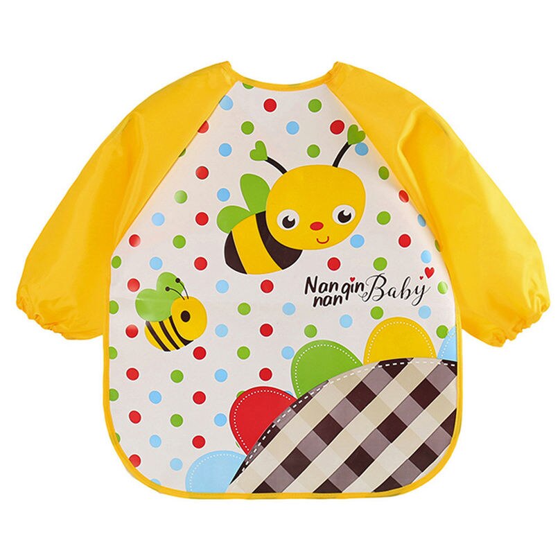 Bavoirs pour bébés 4JJ | Tablier d'alimentation imperméable, serviette de Saliva, bavoir, vêtements pour bébés enfants, dessin animé: C