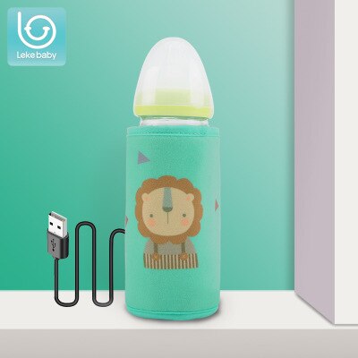 Couvercle universel Portable USB | Sac isolant pour biberons de bébé, couvercle universel pour Interface USB, chauffe-biberon, sac isolé: green