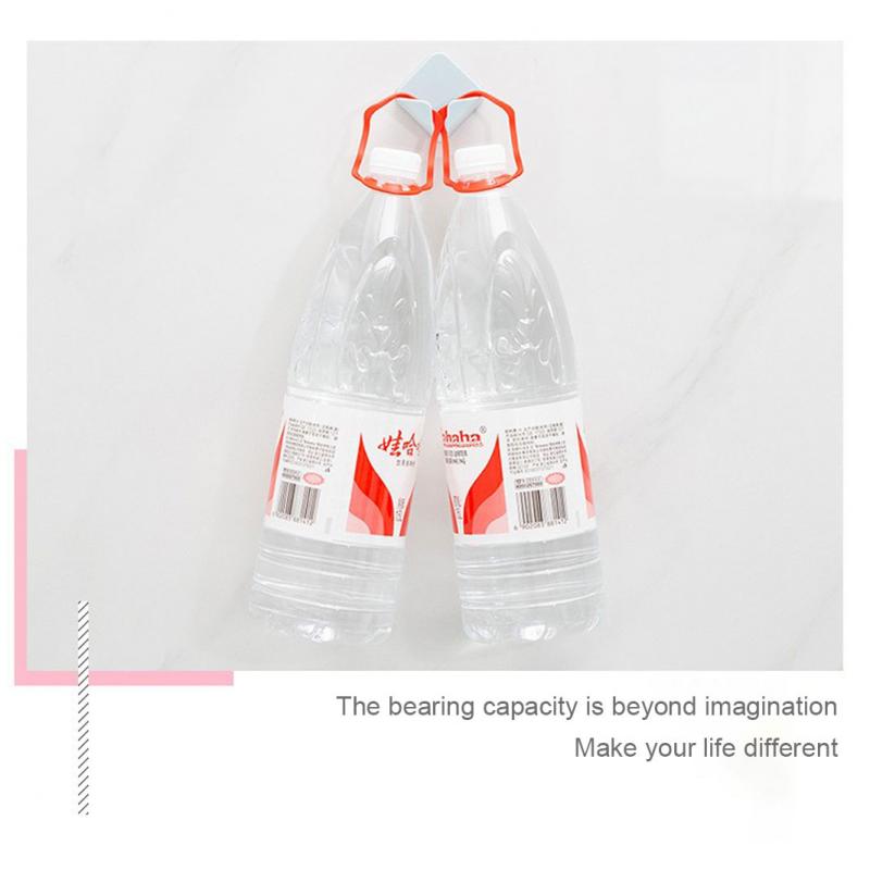 2pcs Multi-function Wall Storage Hooks Strong Adhesive Hook Power Plug Socket Hanger Stand Holder Wall Mounted Self Sticky Hook