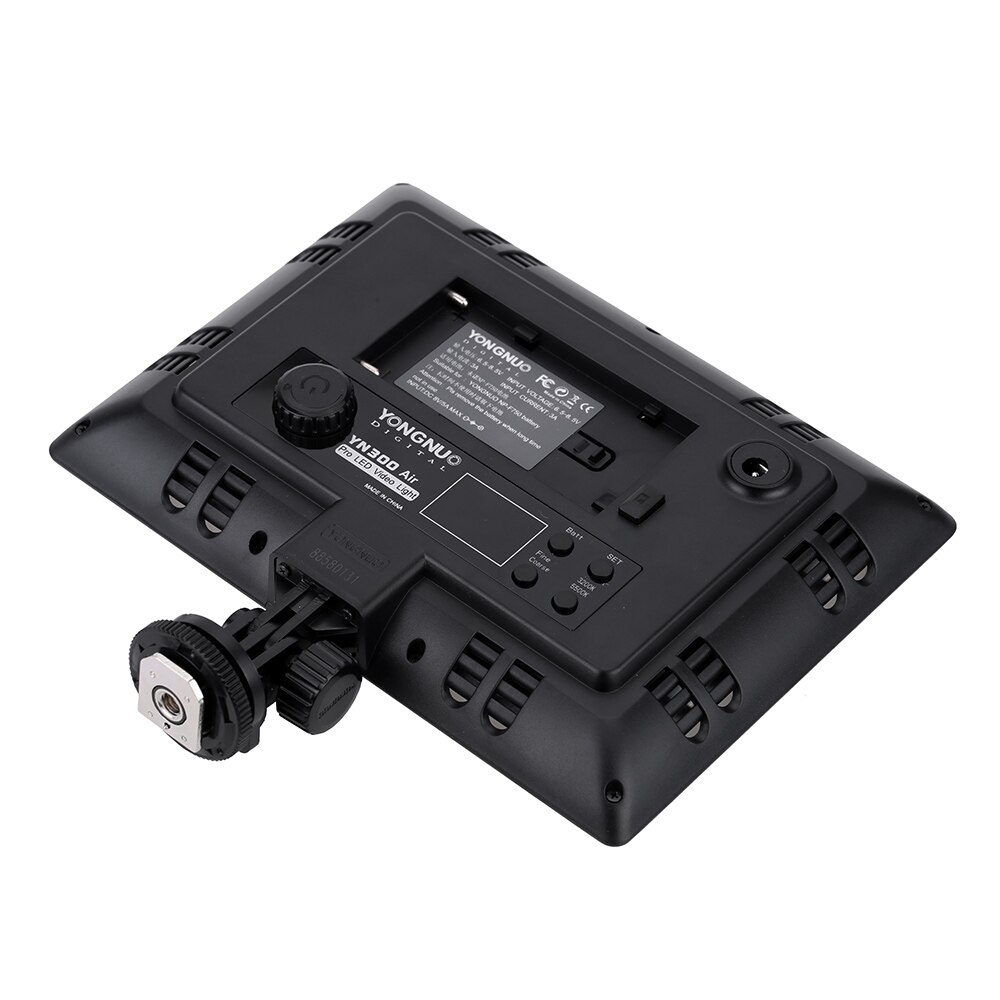 Yongnuo  yn300 air pro led kamera videolys 3200-5500k fotograferingslys for canon nikon pentax sony olympus kamera videolys