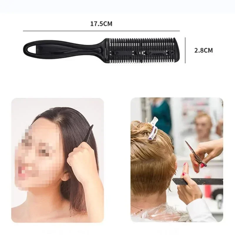 Haar Rasieren Kamm Mit Rasierklinge Haar Bürsten Haar Trimmer Schneiden Ausdünnung Haarschnitt Werkzeug Professionelle Barbier Salon Haare Messer