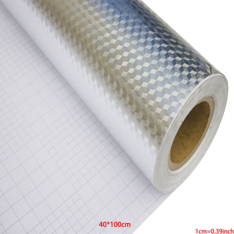 100cm Aluminiumfolie Keuken Stickers PVC Muursticker Maison Decoratie Sticker Zelfklevend: 40x100cm