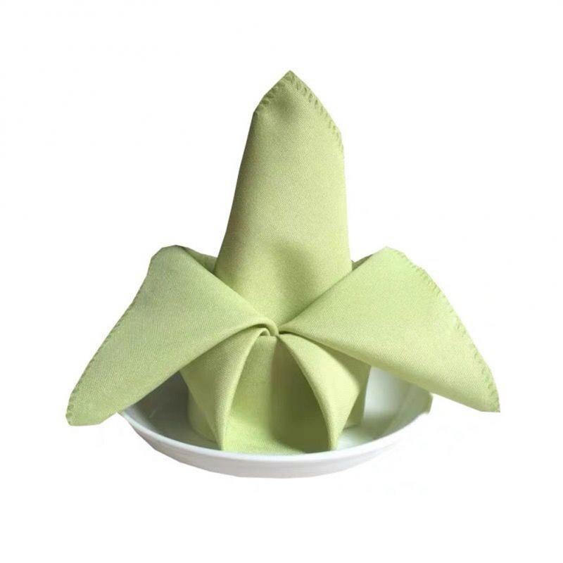 Serviettes de Table en tissu Polyester multicolore, 10 pièces, fournitures de décoration pour Restaurant, dîner, Banquet, mariage, fête occidentale: 15 10PCS