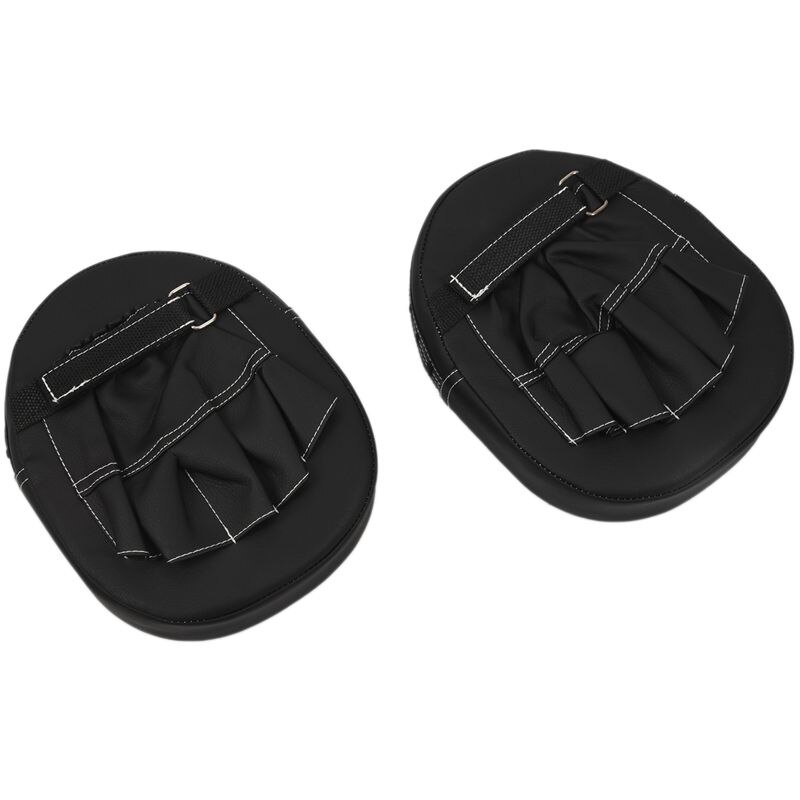 Zestaw 2 czarnych niedźwiedzi łapa rękawice robić boksu walki boks MMA Muay tajski karate ćwiczenia sportowe 25x20.5x5cm