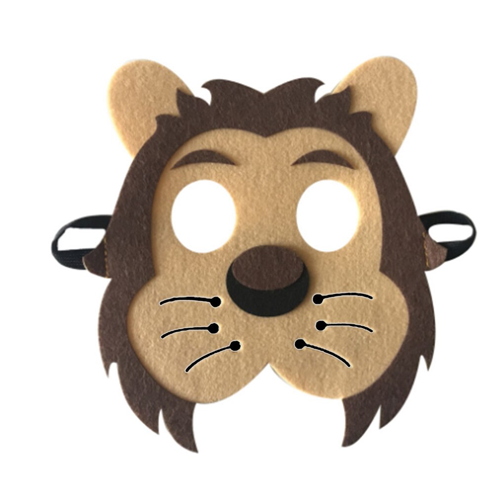 15 kinds DIY kids animal masks Birthday Party Masks Birthday Party Decor Kids Jungle Party Safari Party Decor Kids Favors: no13