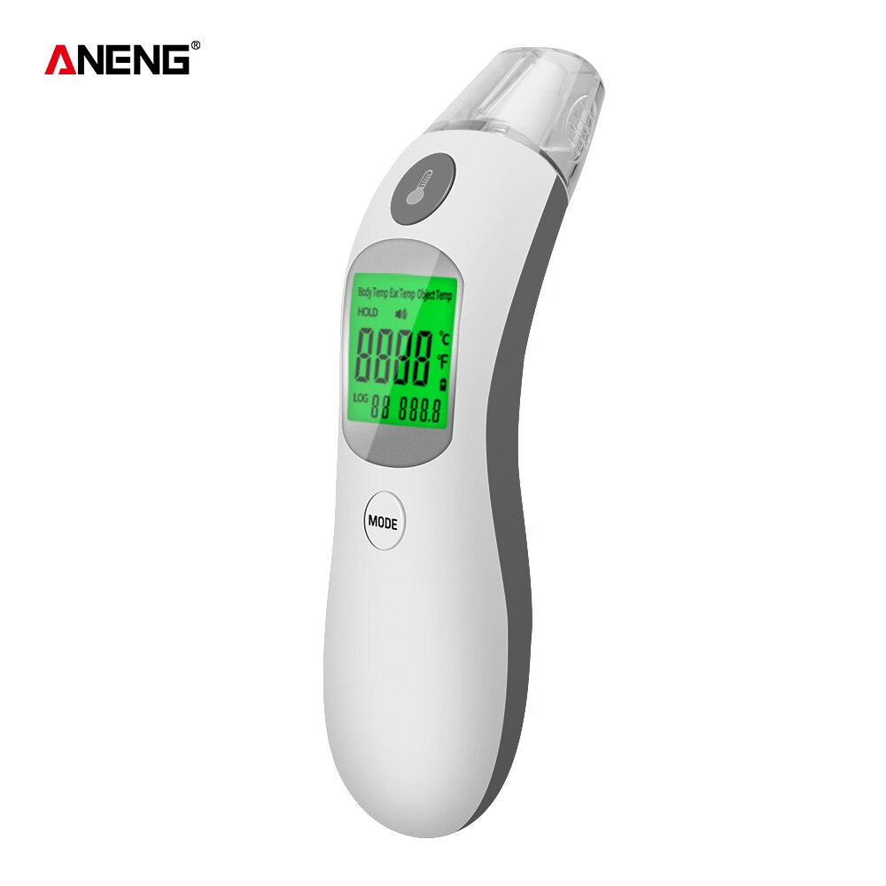 ANENG 202 Digitale Thermometer Voor Baby Volwassen Non-contact Infrarood Baby Voorhoofd Oor LCD Elektrische Thermometer voor Body