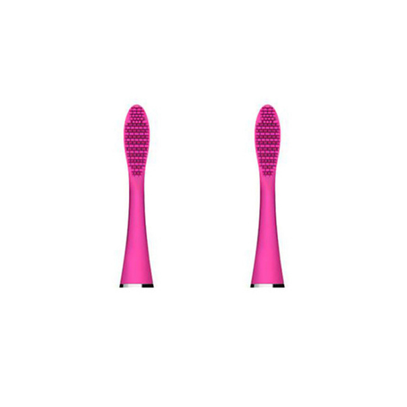 Cepillo de dientes eléctrico sónico de silicona, cepillo de dientes eléctrico de cerdas suaves, impermeable, Limpieza Profunda, cabezal de cepillo de grado alimenticio,