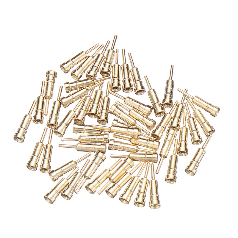 50pcs/set 0.8mm Durable Tube Socket Pins Nixie/VFD Tube Socket Female Pin for IN-14 IN-16 QS18-12 QS16 YS13-3