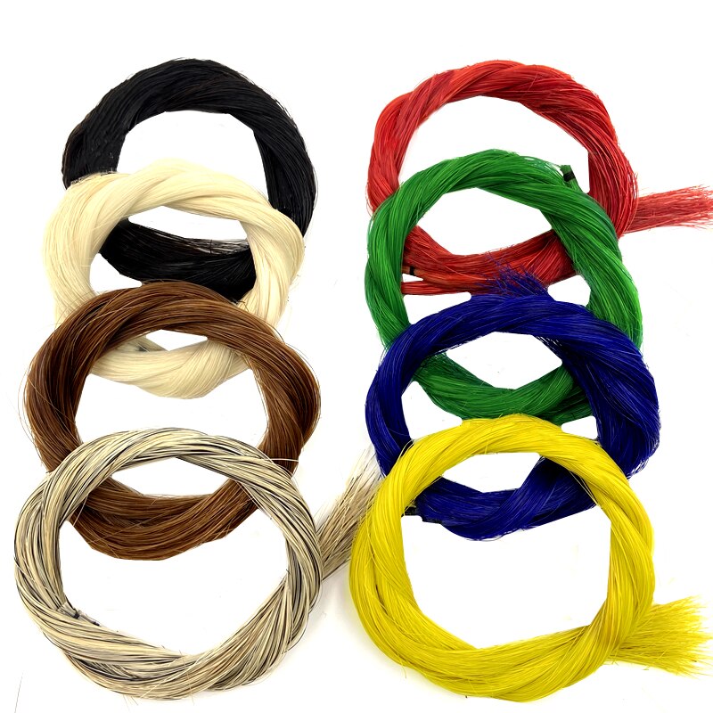 50g migliore qualità stomone siberiano//Mongolia crine di cavallo naturale, viola violino violoncello basso arco capelli coda di cavallo