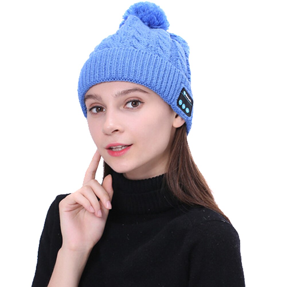 warm Mütze Hütte Drahtlose Bluetooth Clever Kappe Headset Kopfhörer Lautsprecher mit Mic TY66