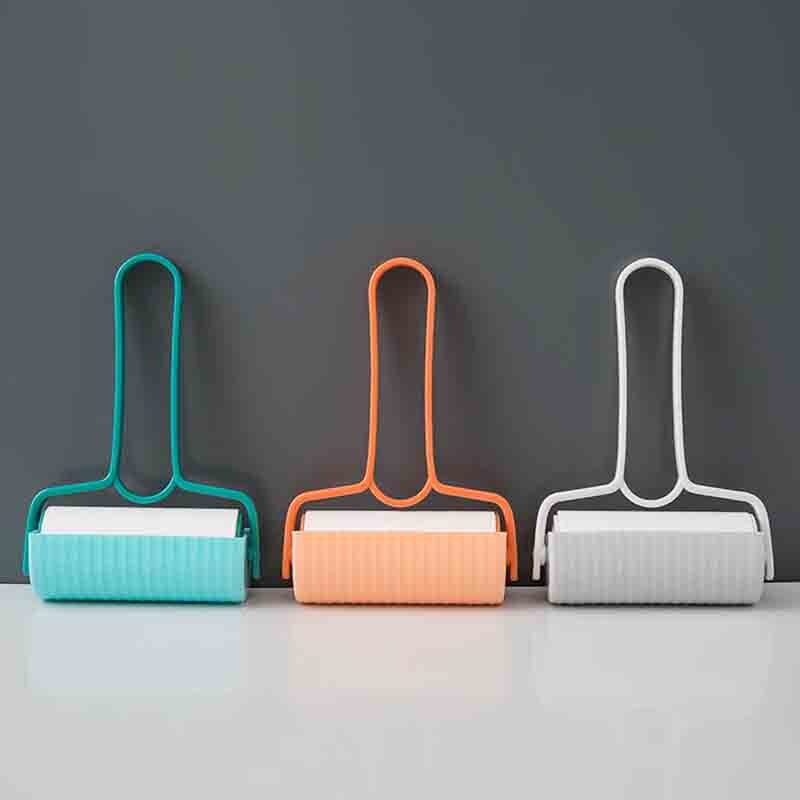 Hair Applicator Sticky Clothes 1Pcs Multi Purpose Dust Remover Roller Style Fabric Fluff Brush Portable Detachable With Handle