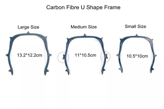 Dental Rubber Dam Sheets Natural Adult Pink Carbon Fibre Frame Ultra-Light