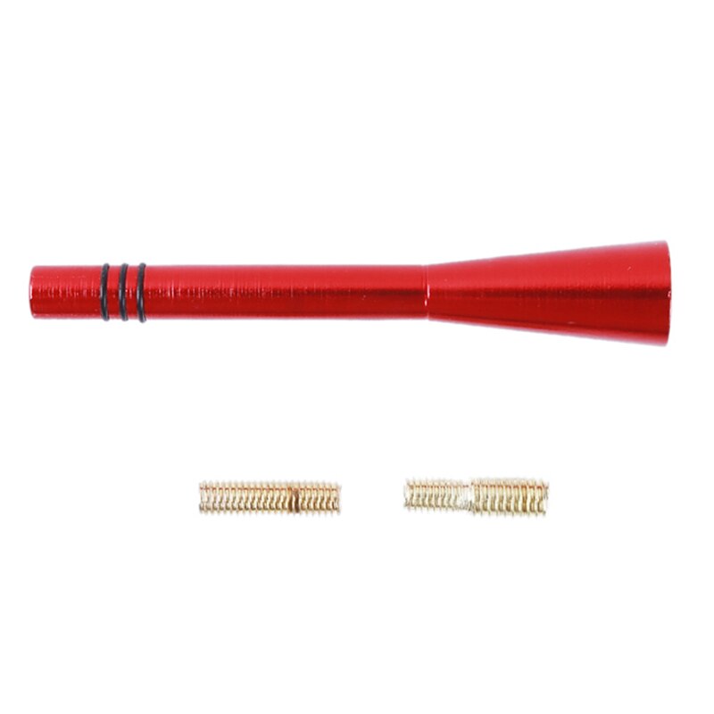 1 Juego de antena para coche, antena de señal, Radio, antena receptora de aluminio y Metal, suministros de modificación: red