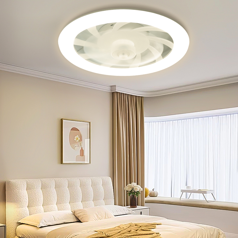 Led Plafondventilator Licht Eenvoudige En Koele Stijl Afstandsbediening Met Oneindig Dimmen 6 Niveaus Van Windsnelheid Woonkamer Slaapkamer