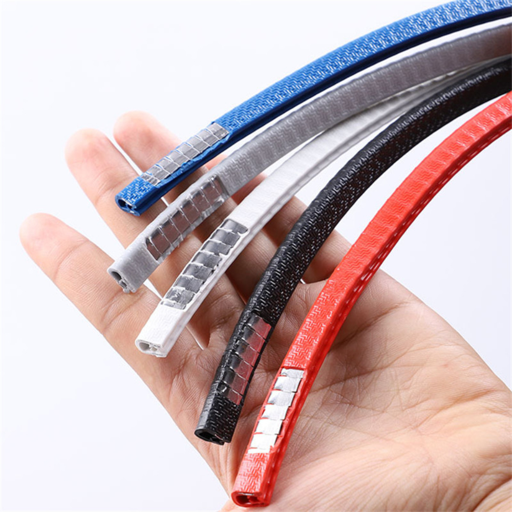 Car 10m Rubber Edging Protection Strip Door Edge Guards Trim Molding Side Protector Anti-Scratches Vehicle Car Accessories