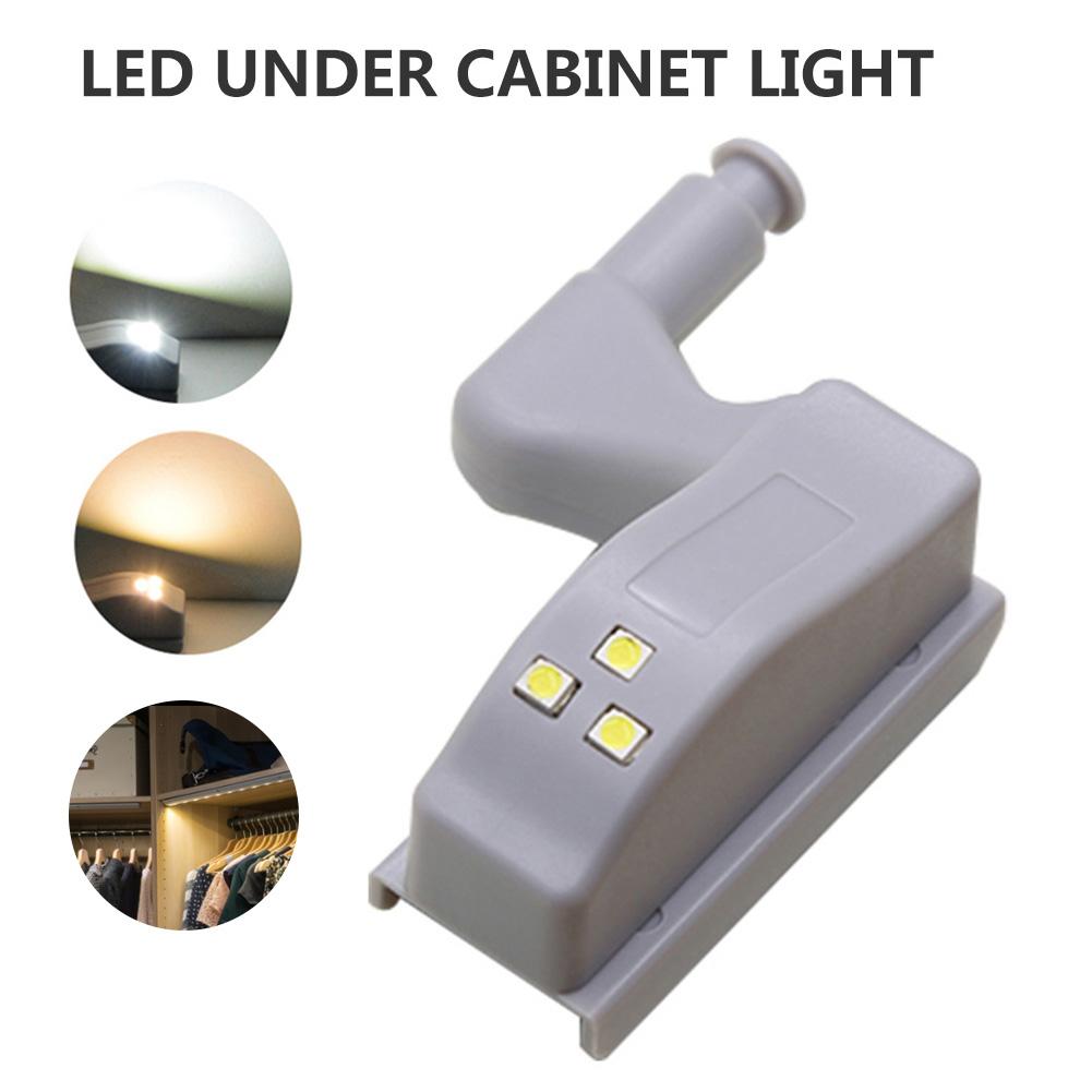 Led Onder Kast Licht Universele Garderobe Licht Sensor Led Inner Scharnier Lamp Voor Kast Kast Keuken Geen Batterij &amp; Scharnier