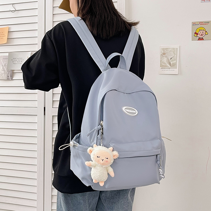 Kobiety plecak nastoletnie dziewczyny Kawaii nylon tornister kobiet student torba na ramię tornister koreańnarty styl stałe Bagpack książka Mochila