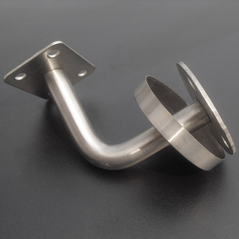 3PCS Replacement Handrail Bannister Stair Rail Supports Brackets for Hotel Gym Villa Restaurant Office Building
