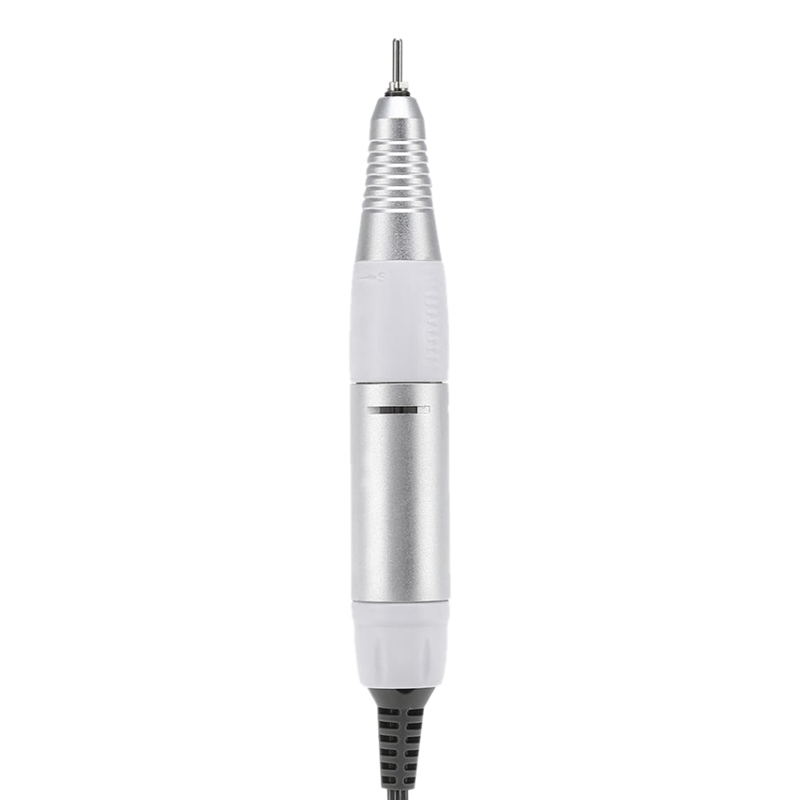 Professionele Elektrische Nail Art Boor Pen Handvat Bestand Polish Grind Machine Handstuk Manicure Pedicure Tool Nail Art Accessorie: White