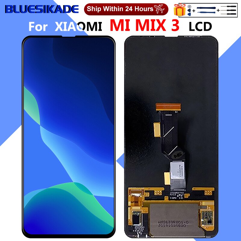 6.39" Super AMOLED For XiAOMI MI MIX 3 LCD Display Touch Screen Digitizer For Xiaomi MI MIX3 LCD M1810E5A Replacement Parts