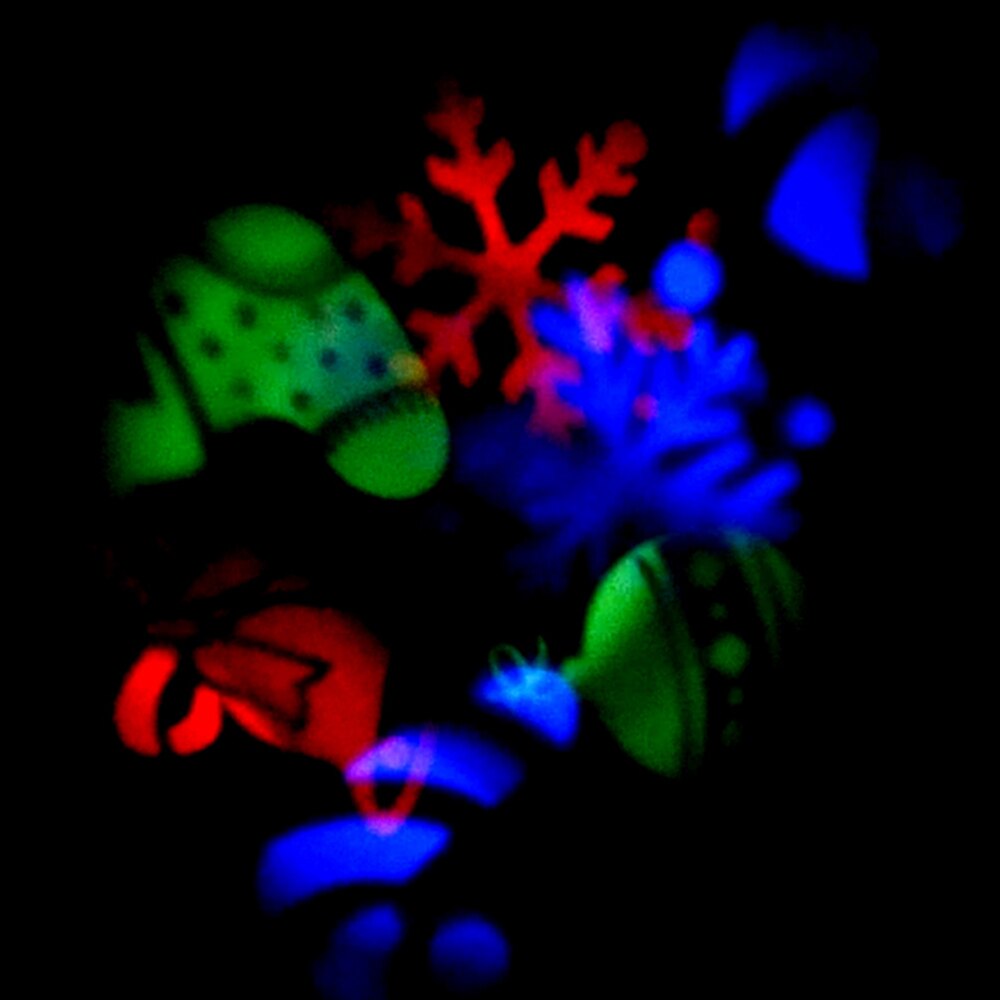 Christmas 12 Pattern Automatic Rotating LED Projector Lights Waterproof Indoor Christmas Spotlight Night Lights Landscape Lamps