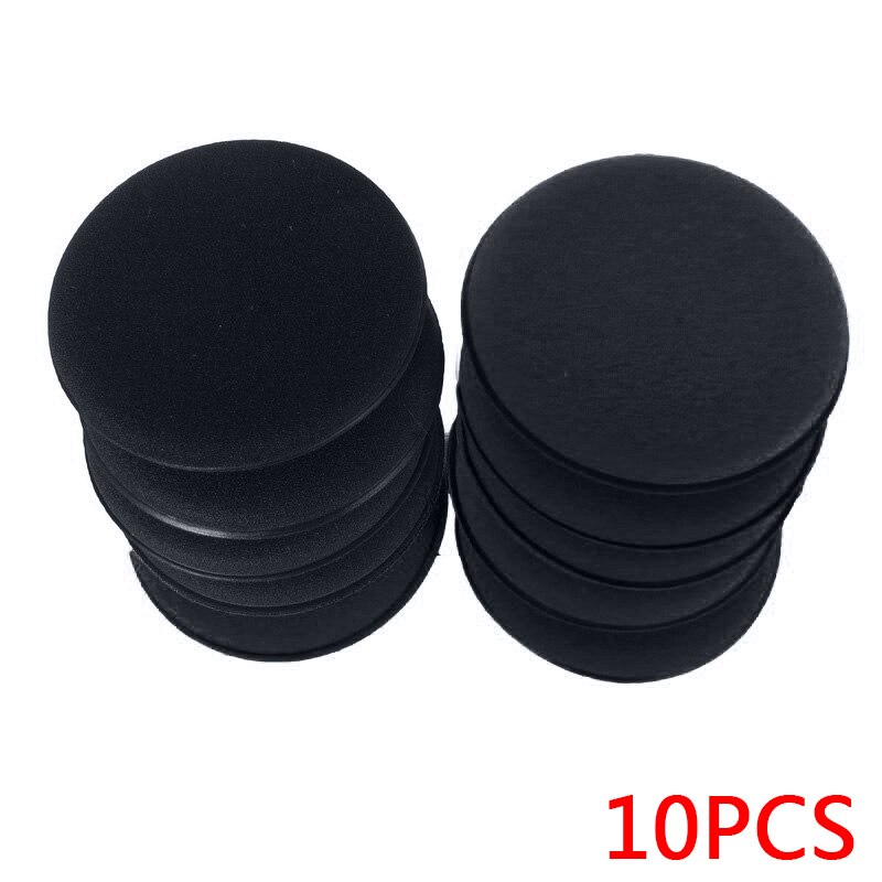 Esponjas negras para coche de 12,5 cm, Herramientas de limpieza de repuesto para pulido resistentes al desgaste