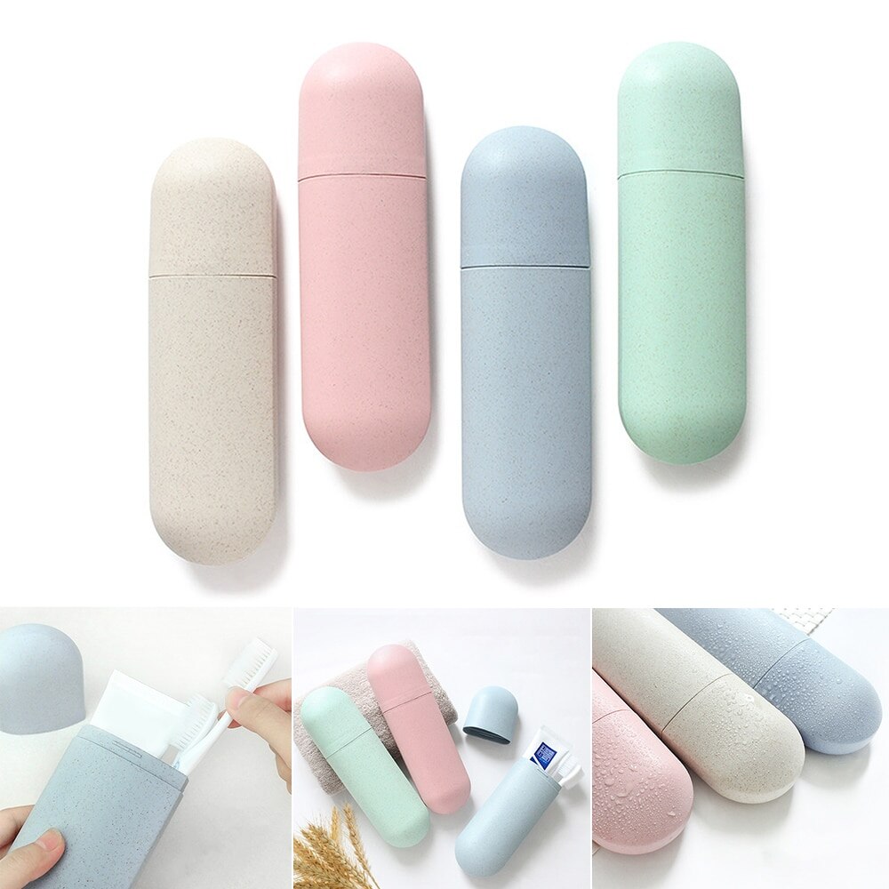 Camping Organizer Portable Outdoor Toothbrush Toothpaste Seal Storage Box Travel Rectangular Case Holder Boxs