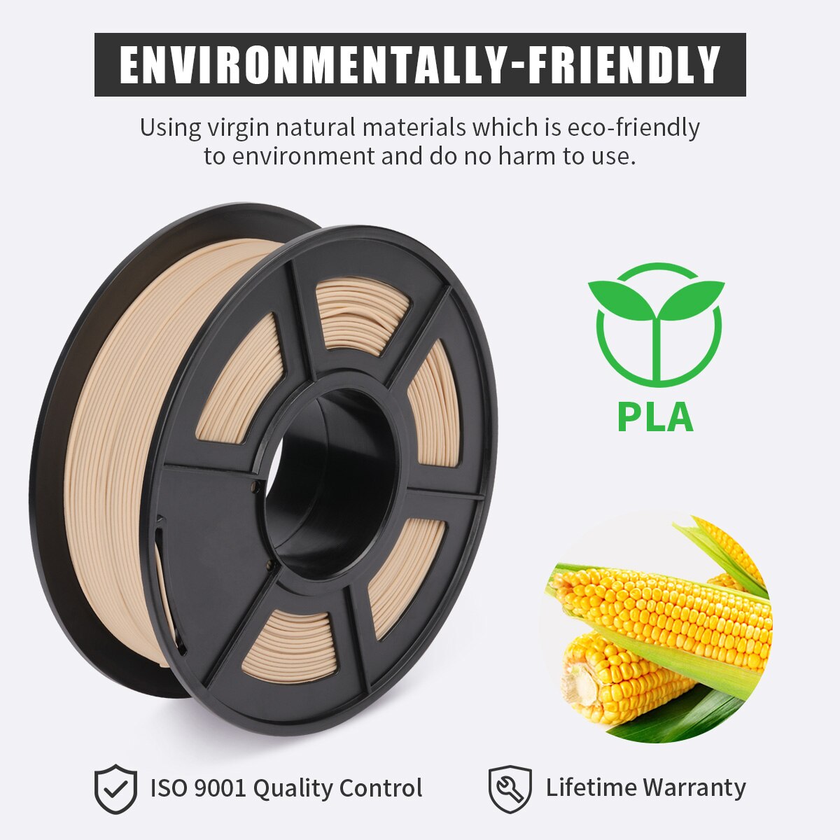 1.75mm 3D Printer Low Temp Wood Filament 10% Wood Fiber PLA 3D Filament Close Wooden Effect Printing 1KG With Spool Consumable