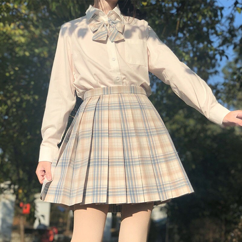 Deeptown Herfst Vrouwen Shirts Kawaii Wit Jk Blouse Vrouwen Lange Mouw Basic Knop Omhoog Shirt Losse Casual Tops