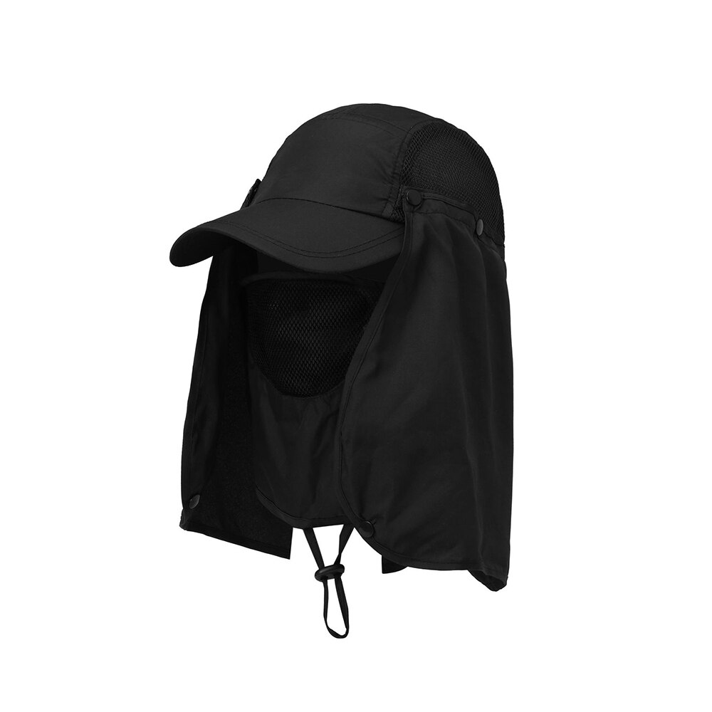 Zon Caps Flap Hoeden 360 Graden Solar Uv Bescherming Zonnehoed Zomer Mannen Vrouwen Zonneklep Cap Vouwen Verwisselbare Nek gezichtsmasker Hoofd