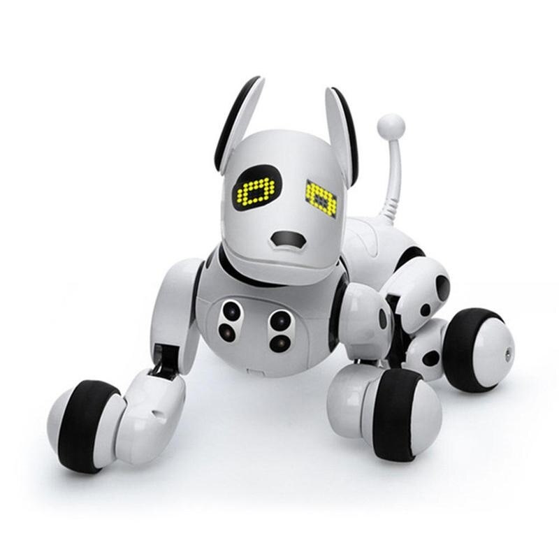 Perro Robot inteligente a Control remoto para niños, juguete inalámbrico Programable con Perro Robot por Control remoto, juguetes que caminan