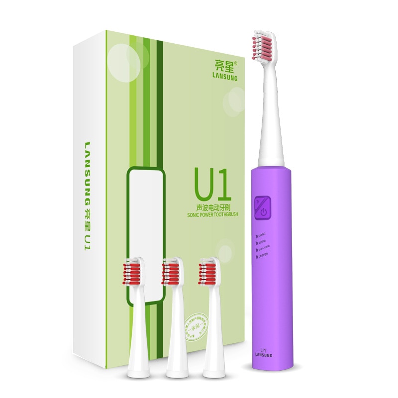 Electric Toothbrush Ultrasonic Rechargeable Toothbrush LANSUNG U1 Sonic Tooth Brush Adult Child Kids IPX7 Electric Toothbrush