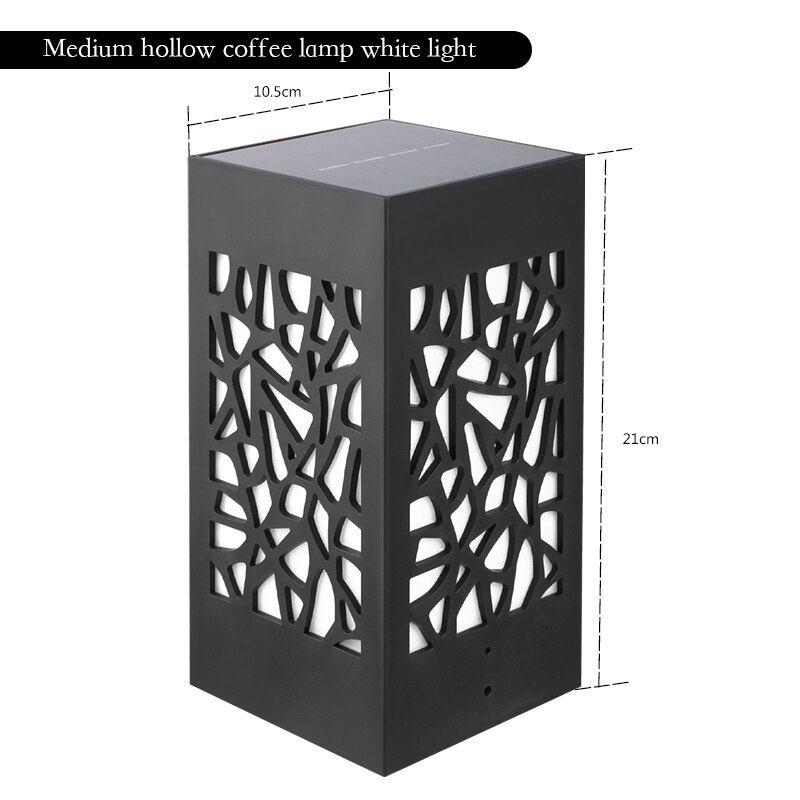 LED Solar Column Headlight Solar Powered Pillar Lamp Outdoor Waterproof Wall Light for Villa Courtyard Landscape Garden Decor: B cool white