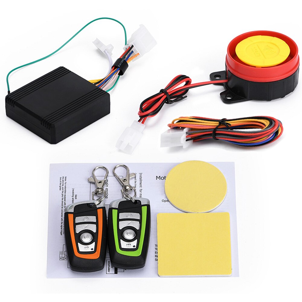 Universal Scooter Motor Anti-Theft Keamanan Alarm Sistem Mesin Mulai Remote Control:  TYPE 1