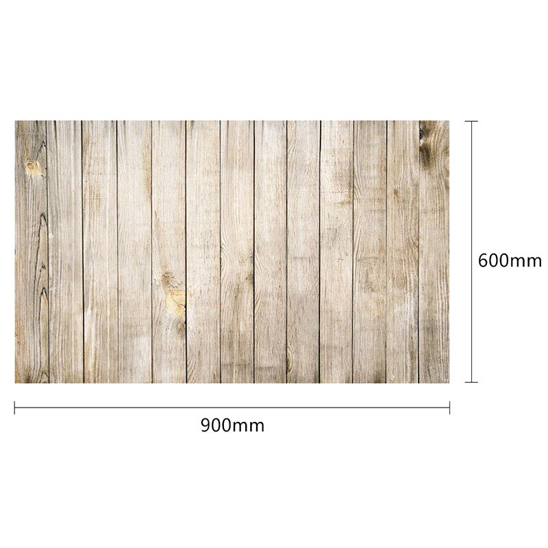 Alloyseed 0.6x0.9m Photography Background Wood Board Backdrops Cloth Desk Table Photo Studio Phone Photographic Props for Food: Light Blue