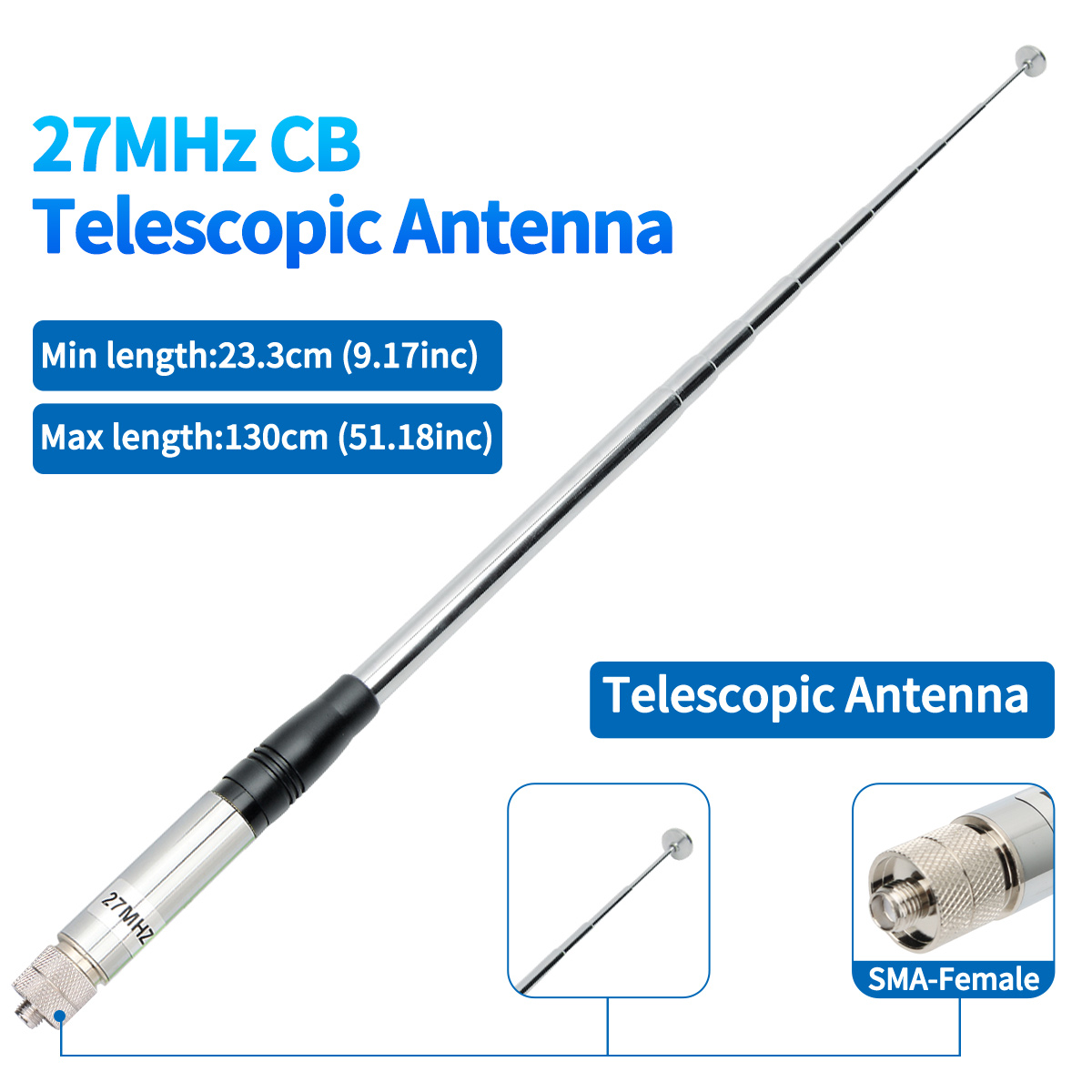 Antenna doppia banda VHF UHF in fibra di vetro 144/430 MHz SO239 Antenna base radio mobile per disposivo radioamatori Ripetore Ricetrasmettore mobile 202192403 Antenna doppia banda VHF UHF in fibra di vetro 144/430 MHz SO239 Antenna base radio mobile per disposivo radioamatori Ripetore Ricetrasmettore mobile 202192403