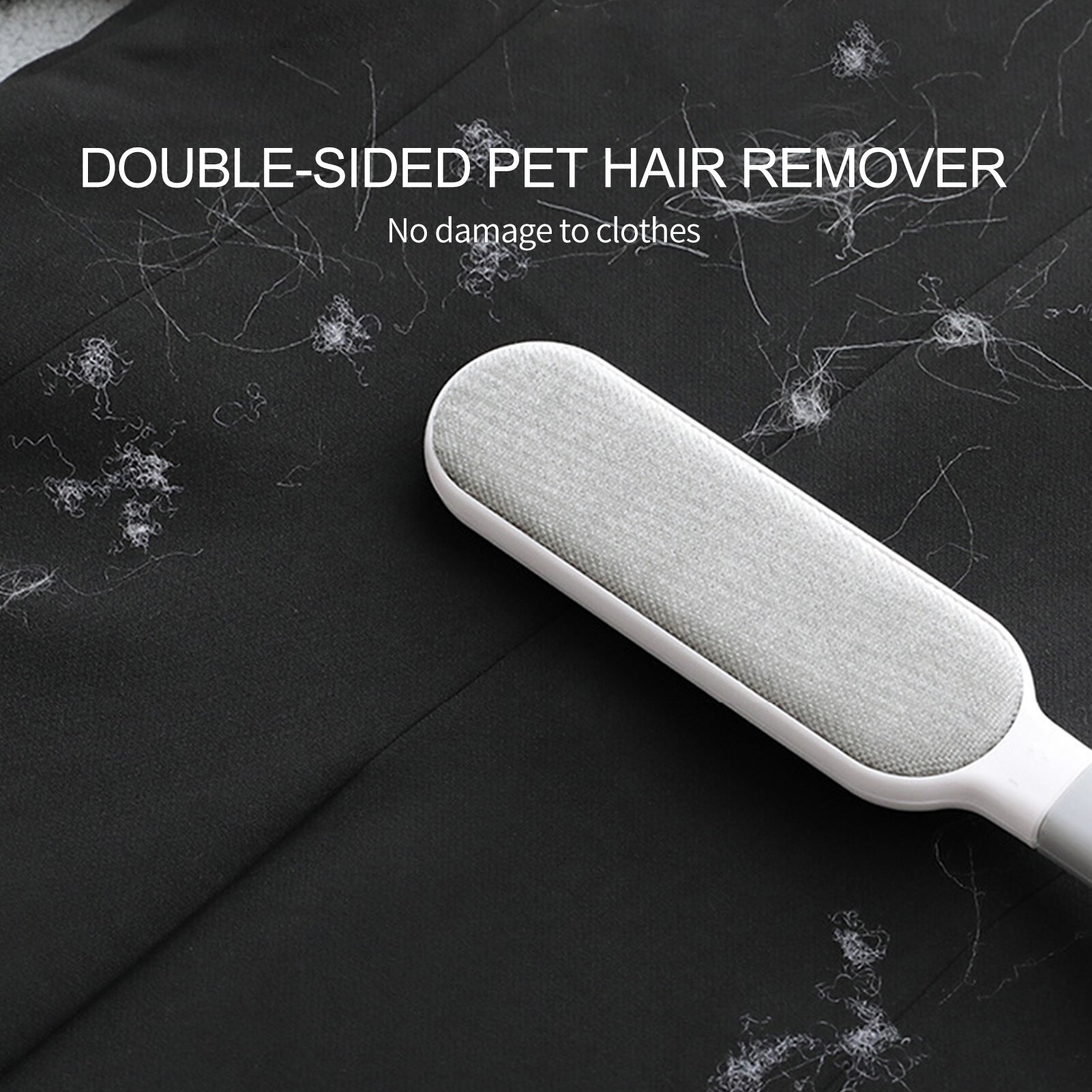 Pet Hond Kat Hair Remover Brush Dubbelzijdig Fur Remover Pluizenborstel Met Zelfreinigende Basis Voor Meubels kleding Autostoel