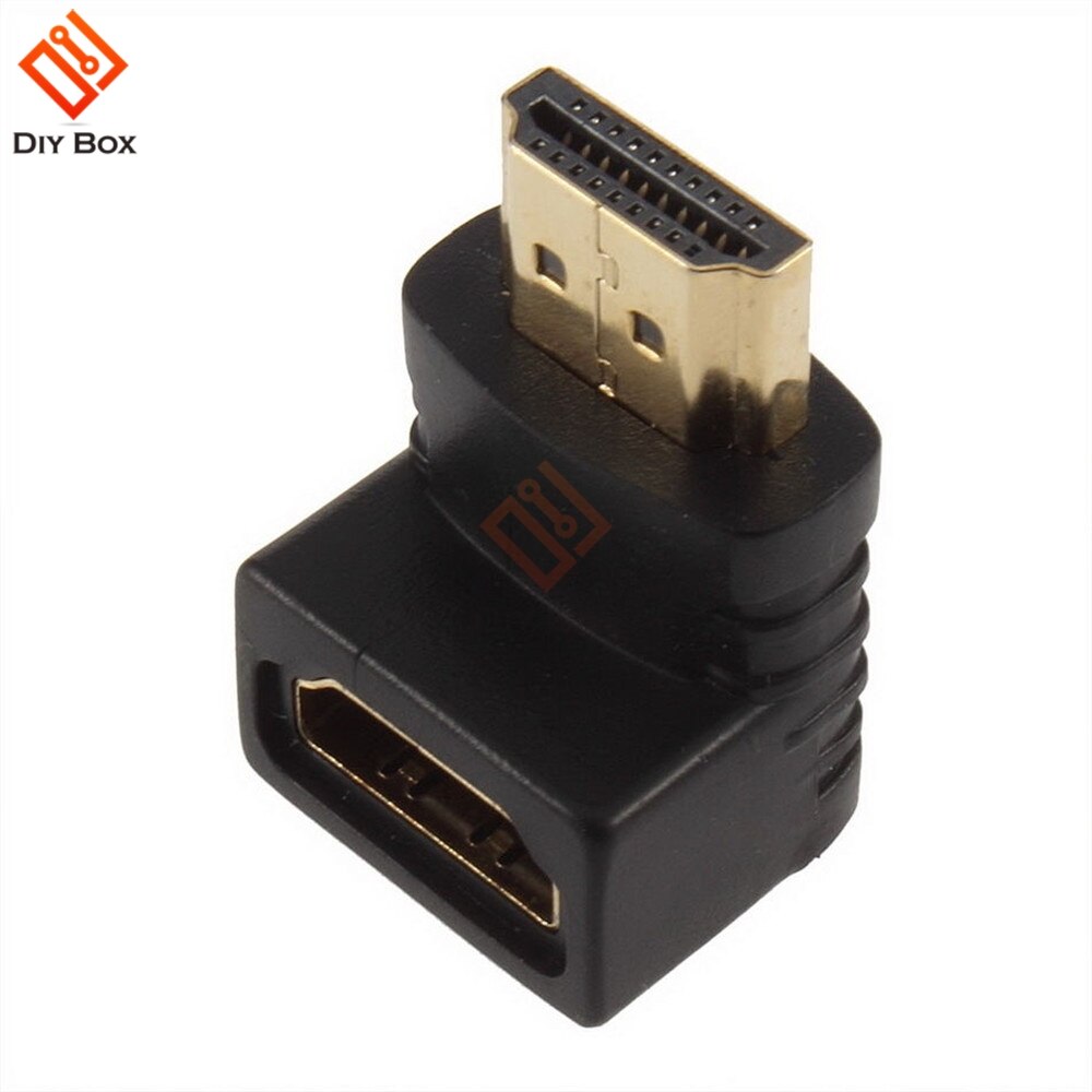 Acoplador macho a hembra M/F, conector y adaptador de extensión para HDMI, compatible con HDCP HDTV 1080p, color negro,