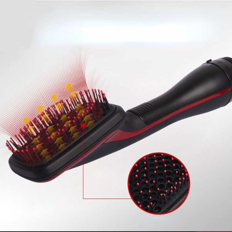 Brosse à Air One Step pour femmes, sèche-cheveux électrique pour lisser les cheveux, brosse soufflante pour coiffer les cheveux