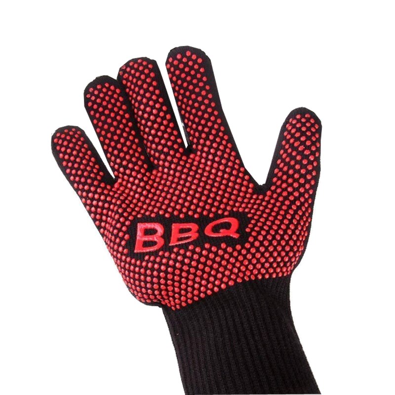 Guante para barbacoa, guantes resistentes al calor de silicona gruesa para cocinar y cocinar barbacoa, Guantes para horno y barbacoa, guantes para lavar platos y cocina: D-1 pc