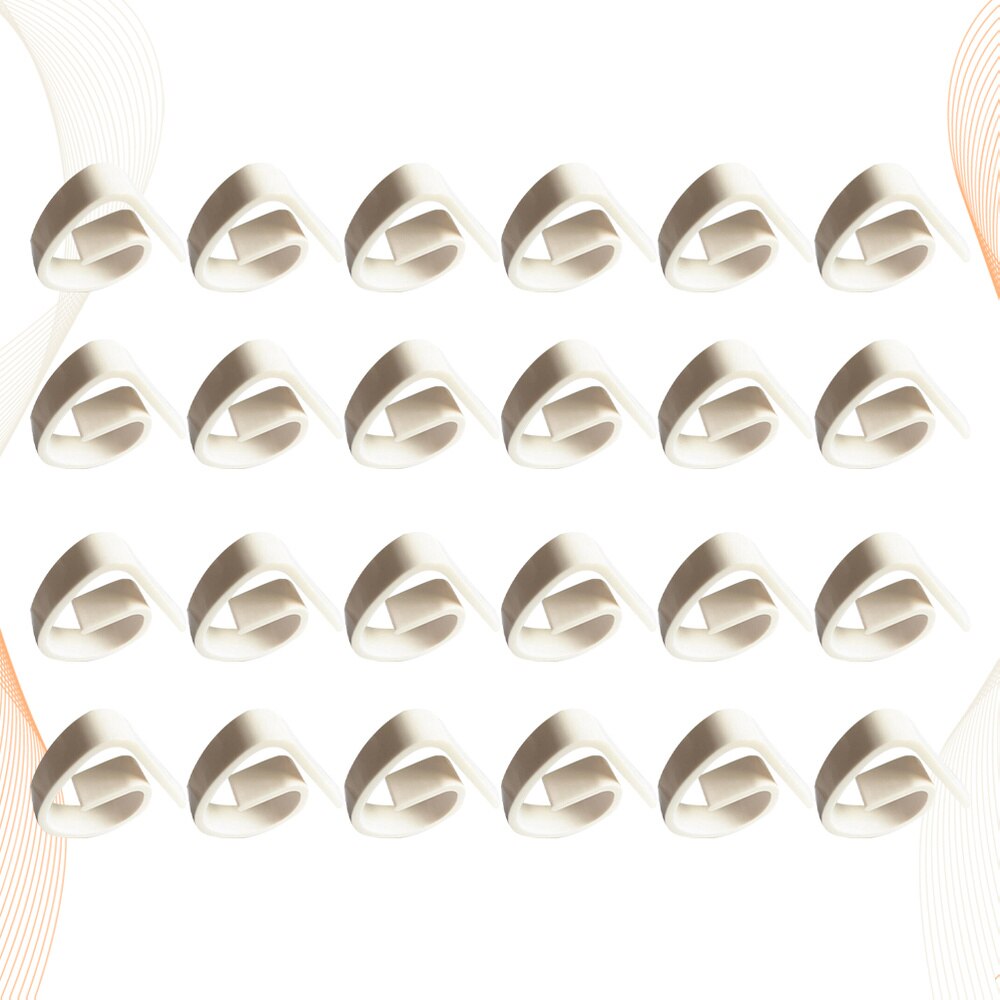 24 stk plastik dug clips dug holder dug klemmer til hotel banket